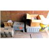 Image 1 : Qty 3 Tool Boxes Bins & Boxes of Tools, Lube, Paint Supplies, etc