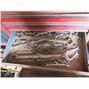 Image 11 : Snap-On 2 Piece Red Metal Tool Chest w/ Misc Tools in Drawers