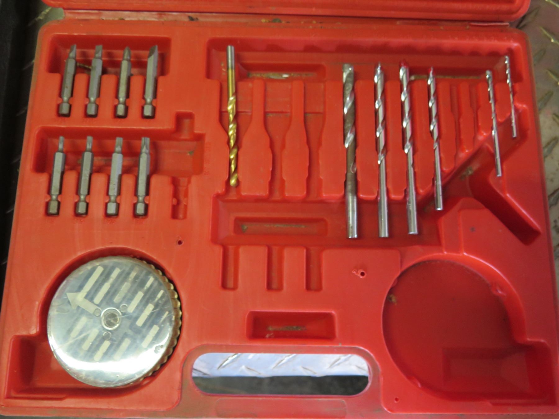 W Rachet Tool Set Case Qty 2 Hard Case Tool Sets - WorkForce Drill Bit Set & Rachet w/ Sockets Set