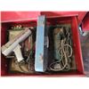 Image 8 : Craftsman Rolling 5 Drawer Ball Bearing Red Metal Tool Chest w/ Misc Tools
