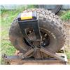 Image 1 : All Terrain 33x12.50R15L Tire on XRC Tire Carrier Stand