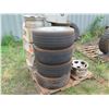 Image 2 : Qty 4 245/45ZR18 Tires & 4 Cases Centerline & M/T Classic Rims