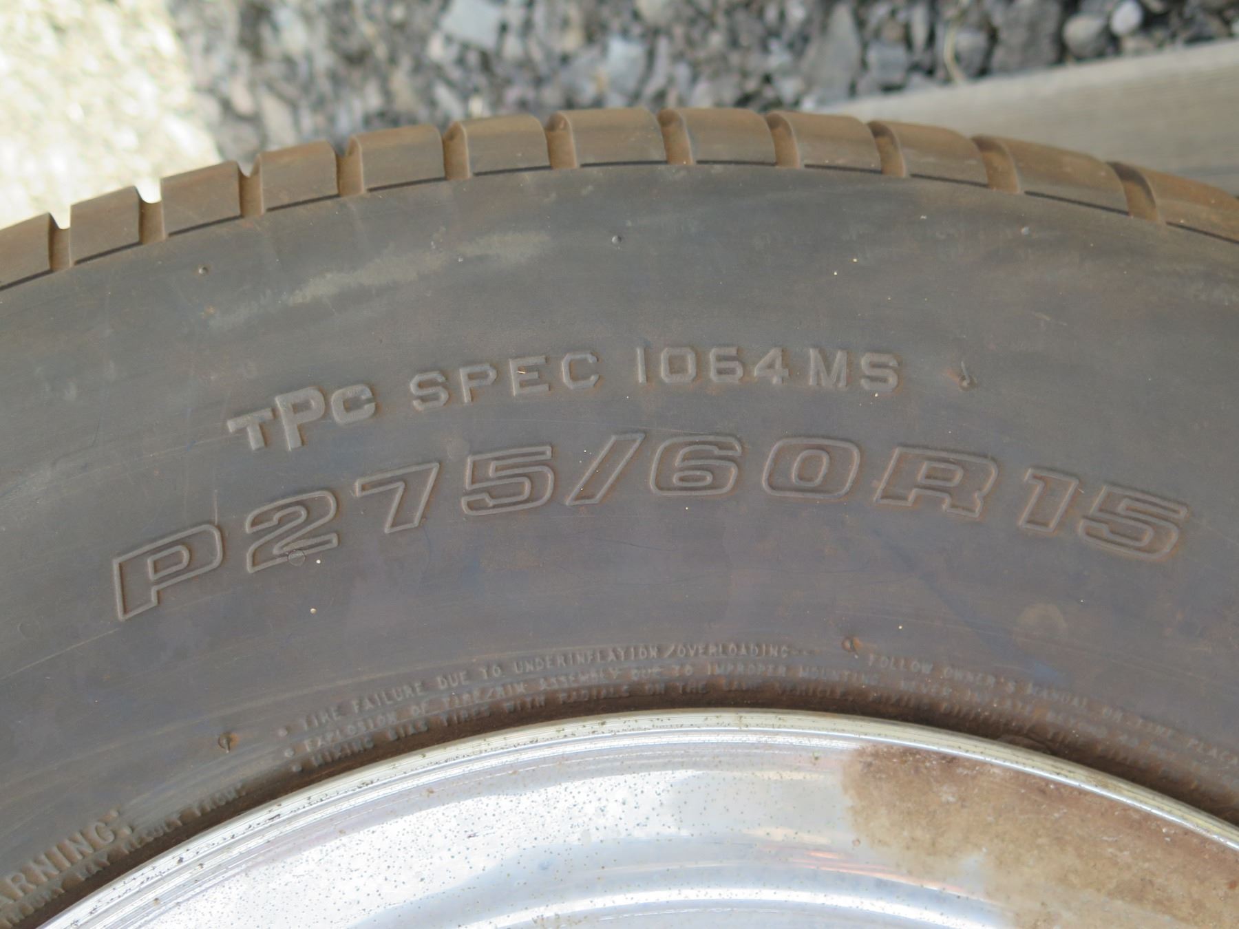 Qty 3 Firestone Wilderness AT P265/75R16 114S Tires on Rims - Oahu Auctions