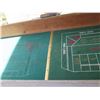 Image 3 : Wood & Felt Craps Dice Game Table