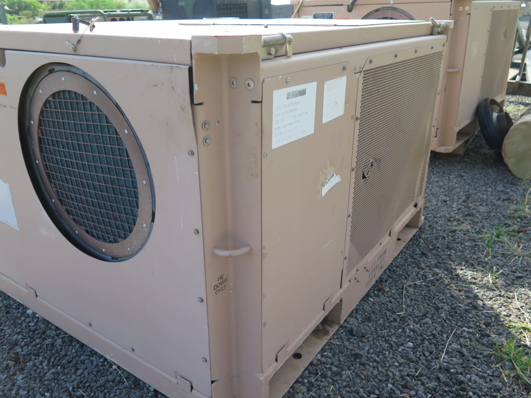 Fdecu Field Deployable Environmental Control Unit 208/230 Vac, Model FDECU-5 ...
