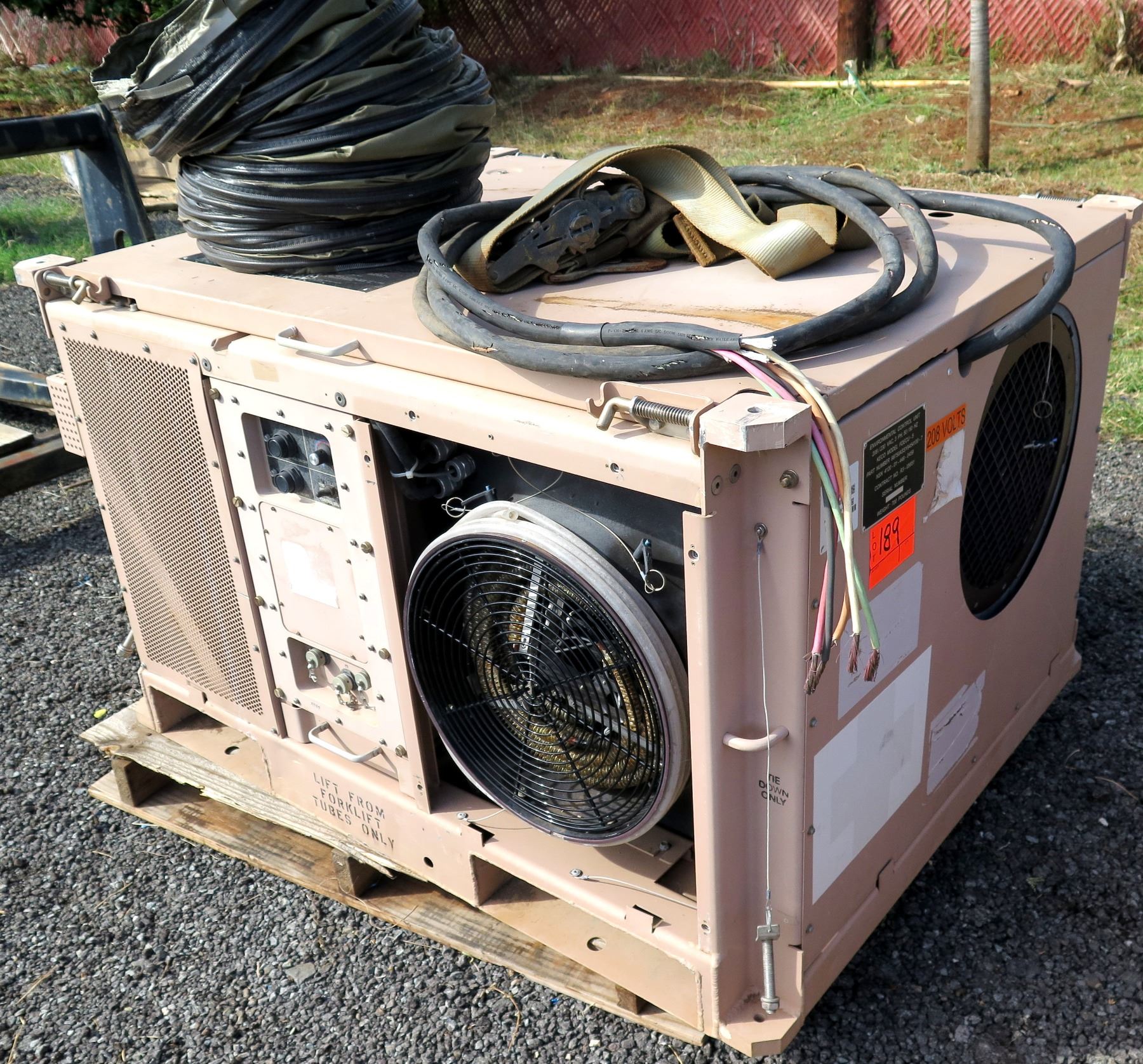 Fdecu Field Deployable Environmental Control Unit 208/230 Vac, Model FDECU-5 ...