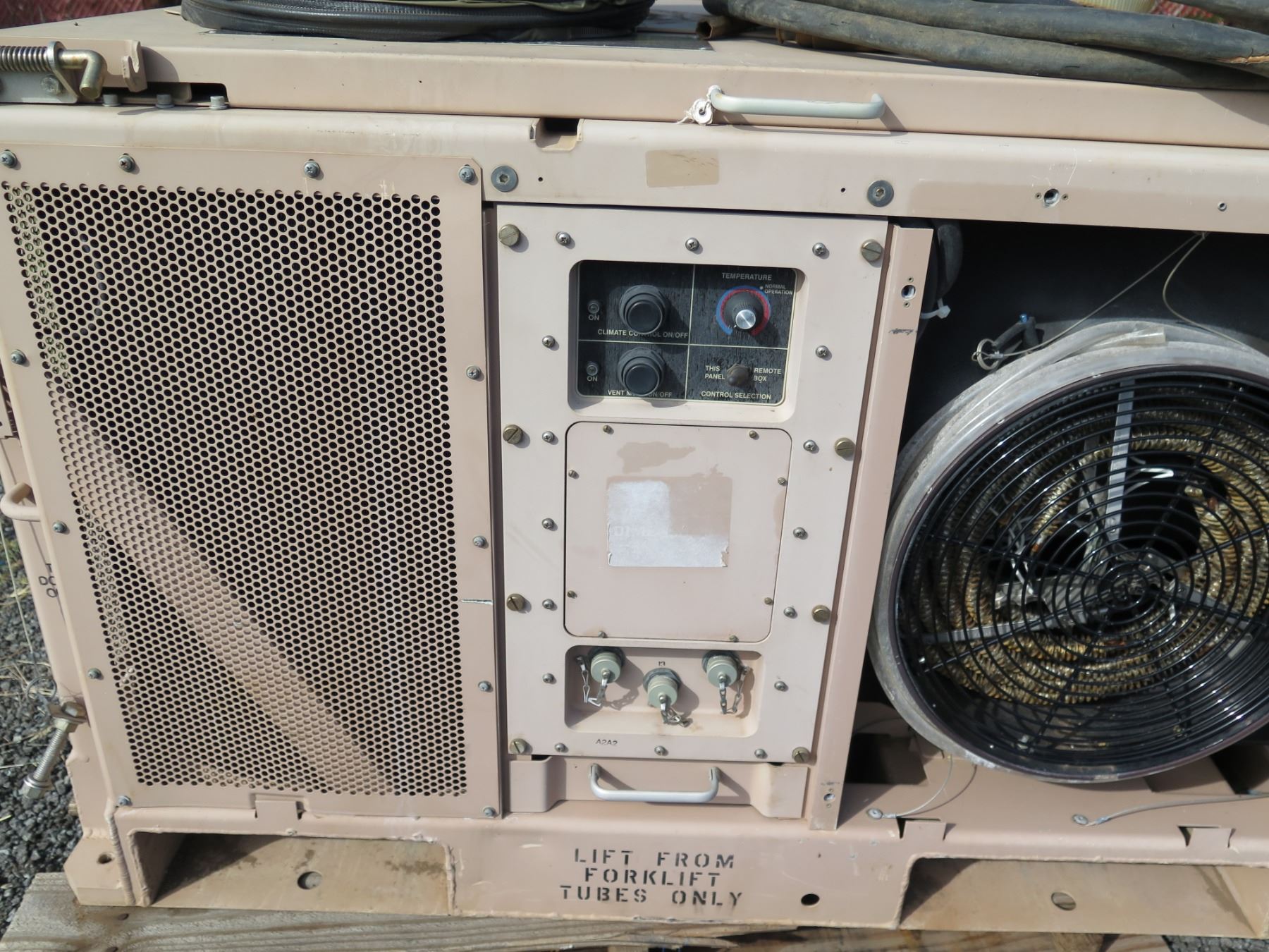 Fdecu Field Deployable Environmental Control Unit 208/230 Vac, Model FDECU-5 ...
