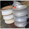 Image 1 : Qty 6+ Truck Tire Rims on Pallet