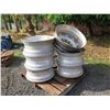 Image 2 : Qty 6+ Truck Tire Rims on Pallet
