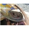 Image 8 : Qty 2 Truck Tire Rims w/ Chains & Nylon Tie Down Straps