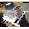 Image 1 : Alum-Line Diamond Plate Truck Box, White Metal Display Sign & Tire