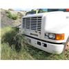 Image 2 : White International 4900 DT 466E Flatbed Truck (No Motor -Plates Not in Storage!)