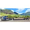 Image 2 : Kenworth Double Axle Truck Tractor w/ Globe Trailers Goose Neck Lowboy (Runs/Drives See Video)