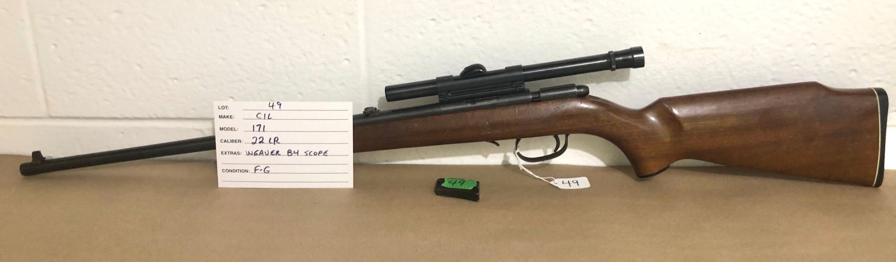 Model 171 CIL, MODEL 171, .22 LR