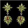 Image 1 : Natural Marquise Yellow Citrine & Peridot 58 Ct Earring