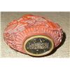 Image 7 : ANTIQUE CHINESE HAND CARVED CINNABAR SNUFF BOTTLE