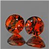 Image 1 : Natural Mandarin Orange Spessartite Garnet Pair 5.50 MM