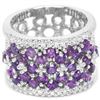 Image 1 : NATURAL AAA PURPLE AMETHYST  RING