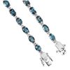 Image 3 : Natural London Blue Topaz 62 Carats Bracelet