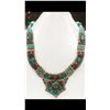 Image 1 : Tibet Hand Made Turquoise & Coral Necklace