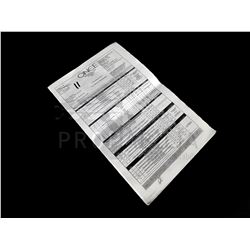 Once Upon a Time - Call Sheet S04E19 'Lily' (3073)