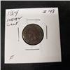 Image 1 : 1884 Indian Head  Cent