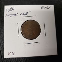 1880 Indian Head  Cent