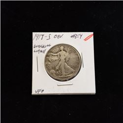 1917-S OBV Wlking Liberty Half