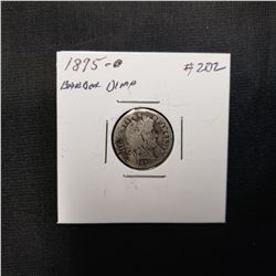 1895 O Barber Dime Grade: VG Bent  Rare