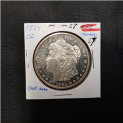 1884-CC Morgan Dollar