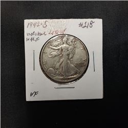 1942 S Walking Liberty Head Half