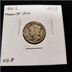 1942 Mercury Dime
