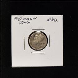 1941 Mercury Dime