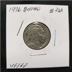1936 Buffalo Nickel