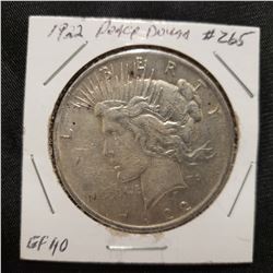 1922 Peace  Dollar