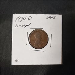 1924 D Lincoln Cent