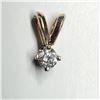 Image 1 : 14K Yellow Gold Diamond(0.07ct) Pendant, Made in Canada (Estimated Selling Price from $45 to $90)