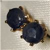 Image 2 : 14K Gold Fill Sapphire(0.36ct) Earrings, Made in Canada