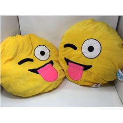 Plush Emoji Pillows (2 ct)