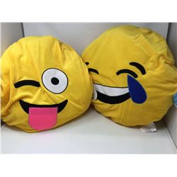 Plush Emoji Pillows (2ct)