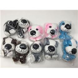 Lot of Plush Keychain Dogs