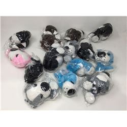 Lot of Plush Keychain Dogs