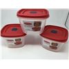 Image 1 : Lot of Rubbermaid with Easy Find Lids