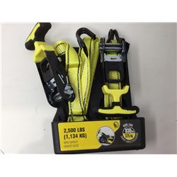 Tie Down Ratchet Straps Set of 2
