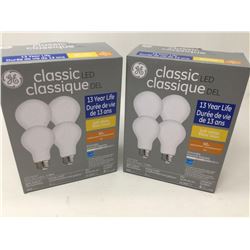 GE Classic LED Bulbs (4 x 2 x 40w)