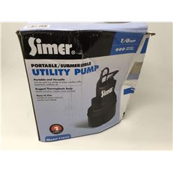 Simer Portable Submersible Utility Pump