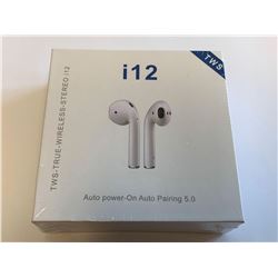 NEW i12 True Blue tooth ear pods wireless with charging case