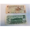 Image 2 : Lot of Two vintage $1.00 and $2.00 dollar bills