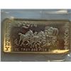 Image 1 : Calgary Stampede 1974 Commemorative .999 one troy ounce Fine Silver Wafer Bar