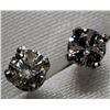 Image 2 : 14K White Gold Diamond(0.3ct) Earrings, Made in Canada (Estimated Selling Price from $210 to $420)
